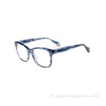 Cat Eye Female Eyewear Optical Cadre Nice White Eyewear pour les femmes